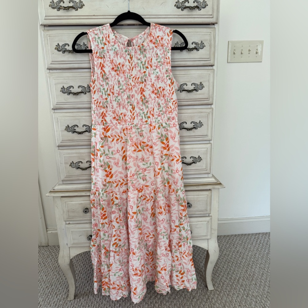 VICI FLORAL MULTICOLOR MAXI DRESS